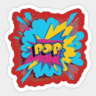 pop art Sticker